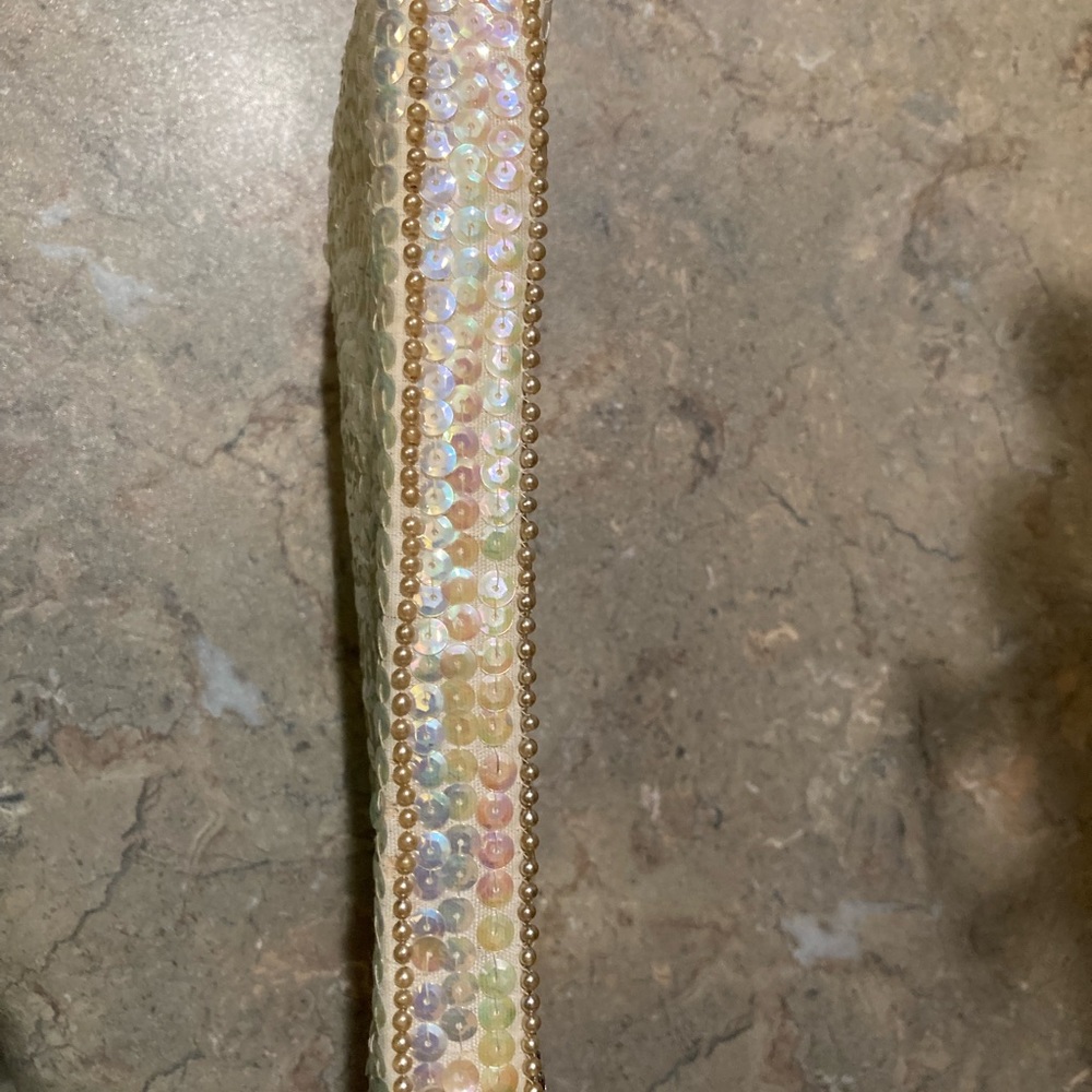 Vintage 1950s bag by Debbie hand made in Japan. Hand beaded and sequins. - Picture 7 of 8